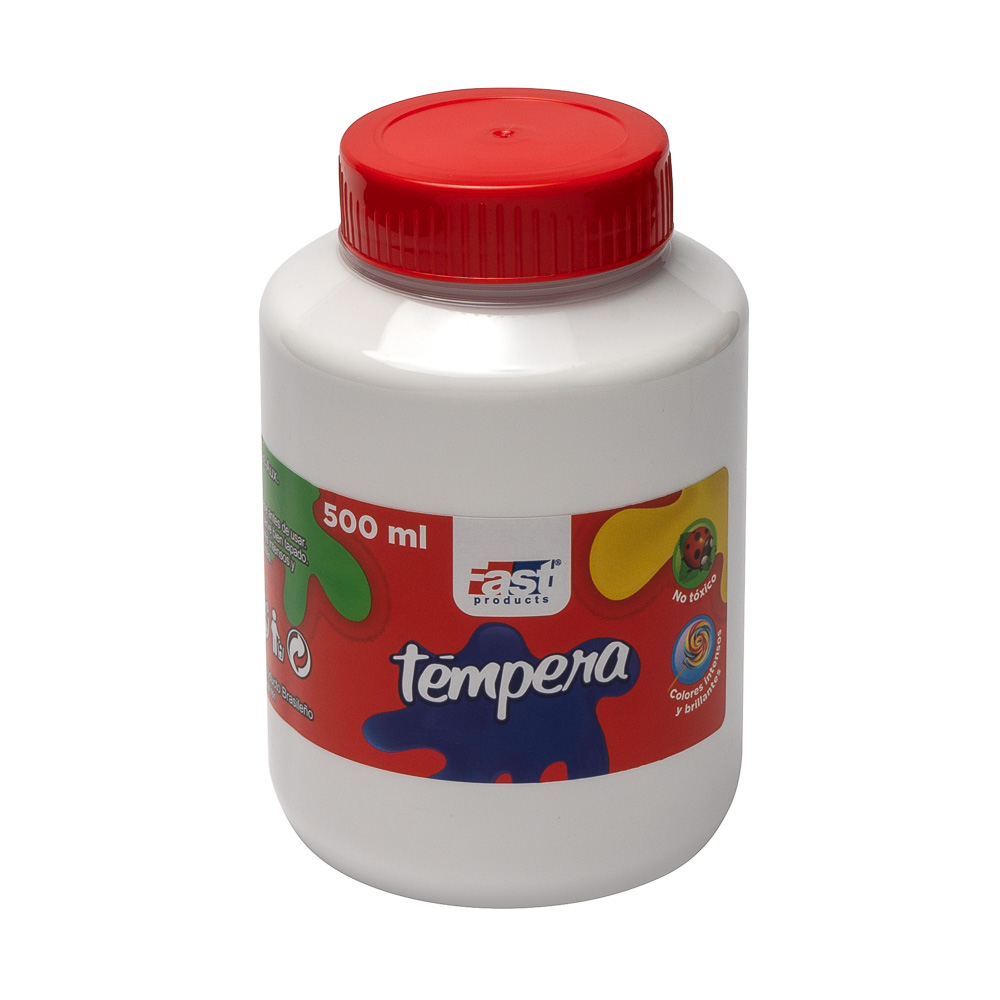 TEMPERA FAST 500ML 519 COLOR BLANCO