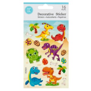 STICKER LK 07020/A9803 DINOSAURIOS ANIMADOS