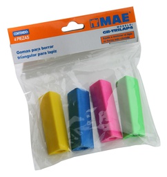 BORRADOR MAE TRIANGULAR BOLSA DE 4U