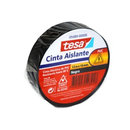 CINTA  AISLAR GRANDE TESA  NEGRO 18MM X 15MM