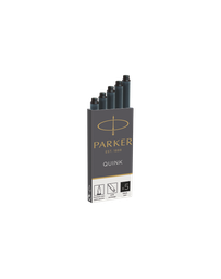CARTUCHO PARA PLUMA FUENTE PARKER NEGRO