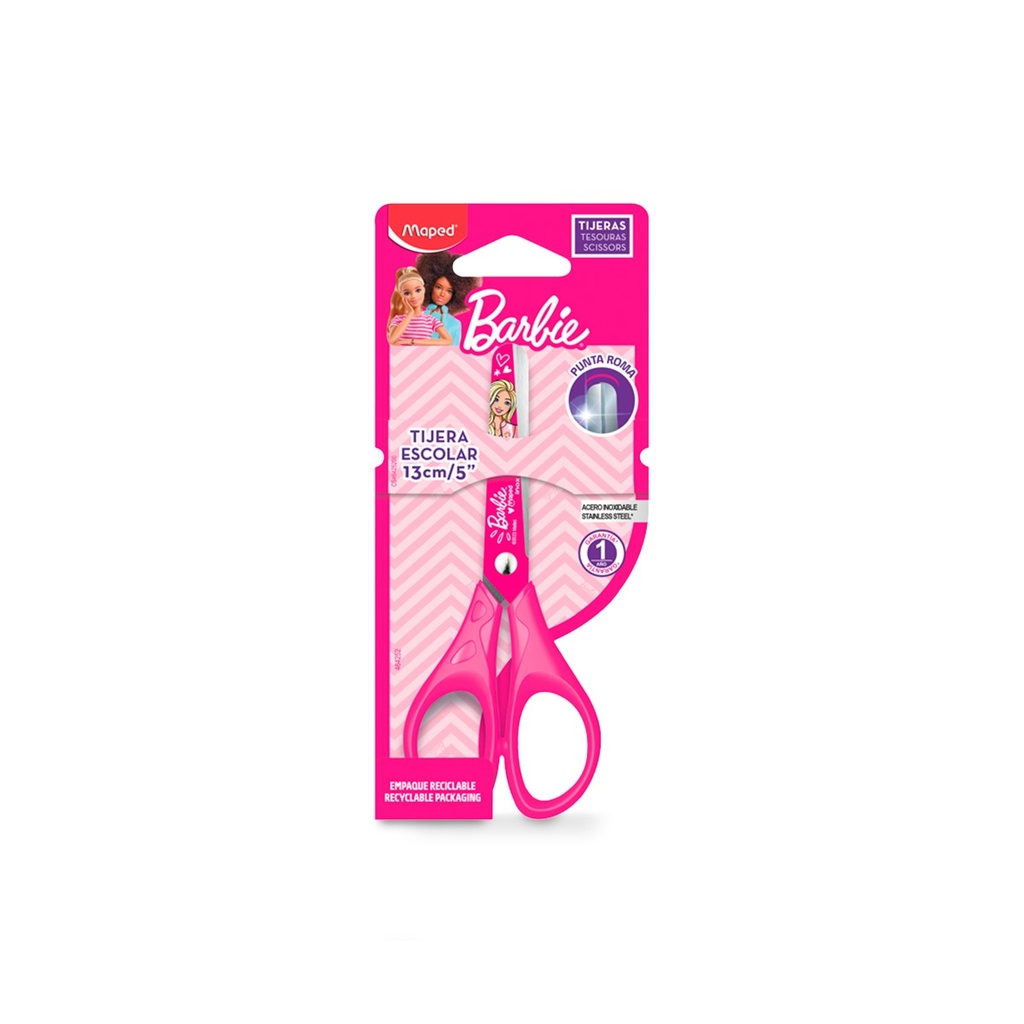 TIJERA ESCOLAR MAPED 464213 BARBIE 5"