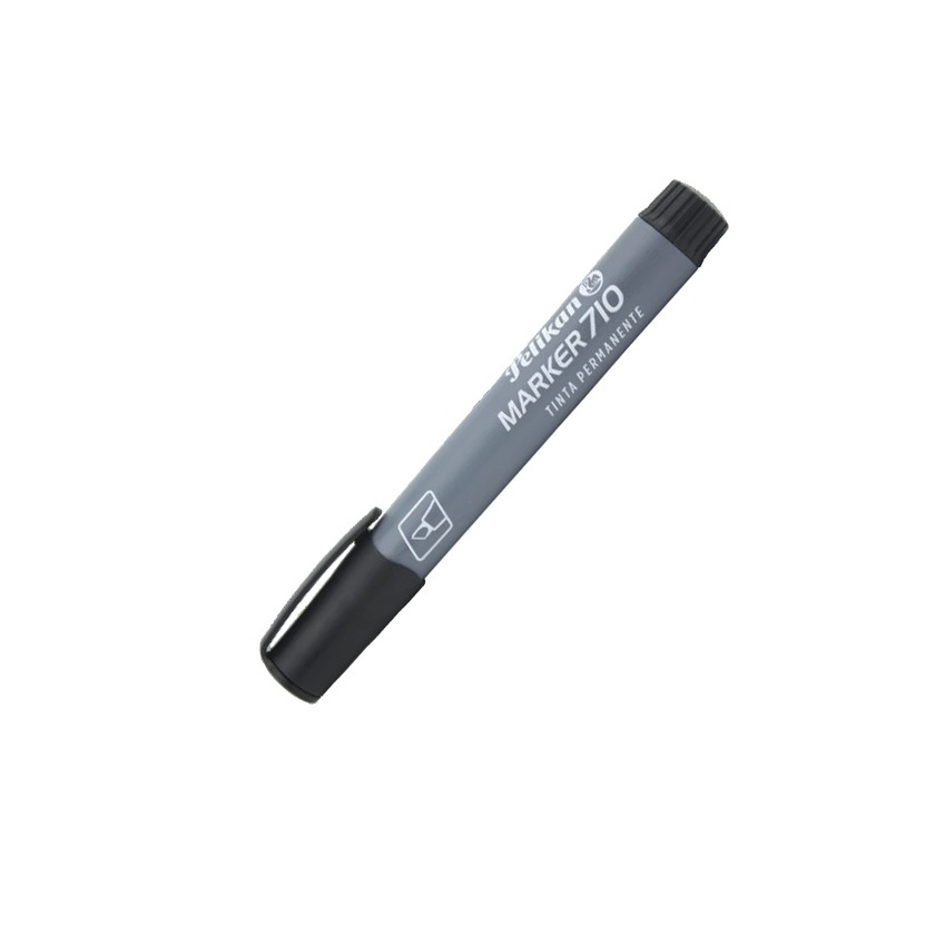 MARCADOR PELIKAN 710 PERMAN. P/BISELADA NEGRO