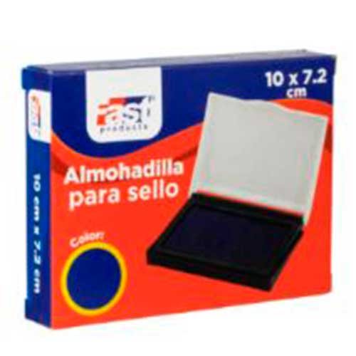 ALMOHADILLA P/SELLO FAST 10X7.2 CMS AZUL