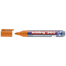 MARCADOR EDDING 360 PIZARRA P/REDONDA NARANJA