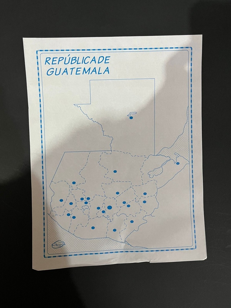 [DIST02906] MAPA DE GUATEMALA