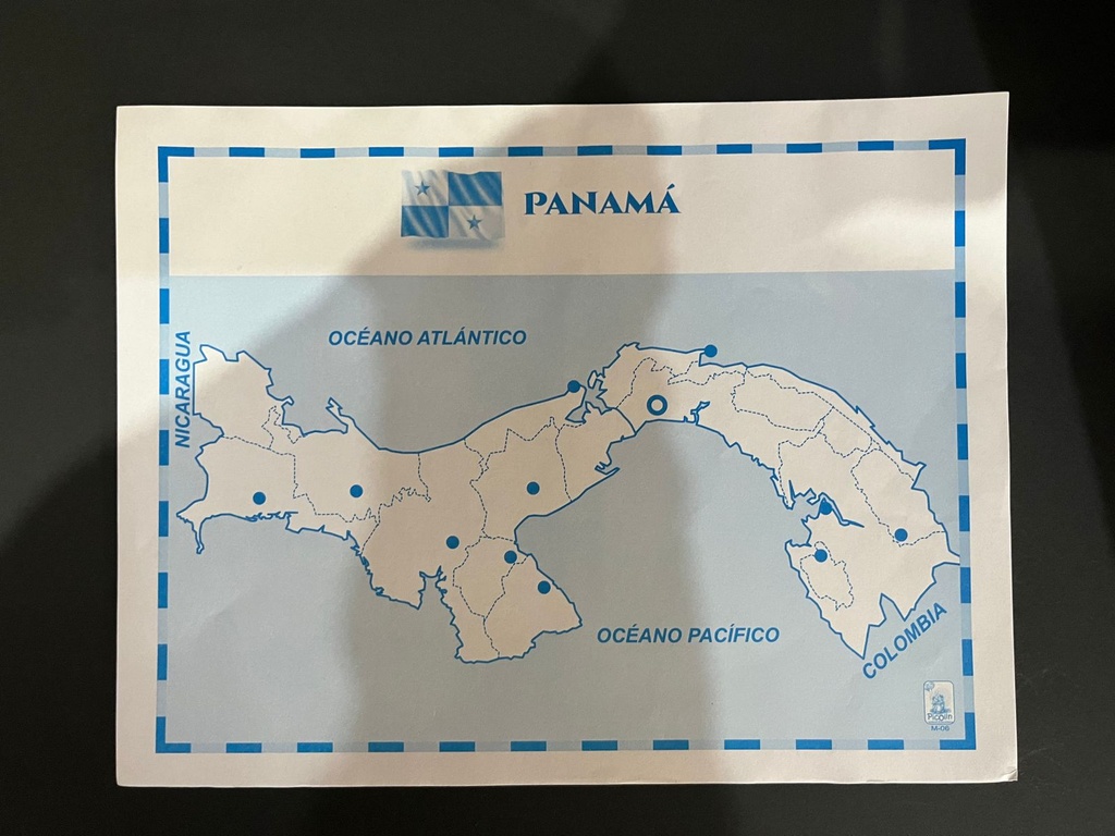 [DIST02908] MAPA DE PANAMA
