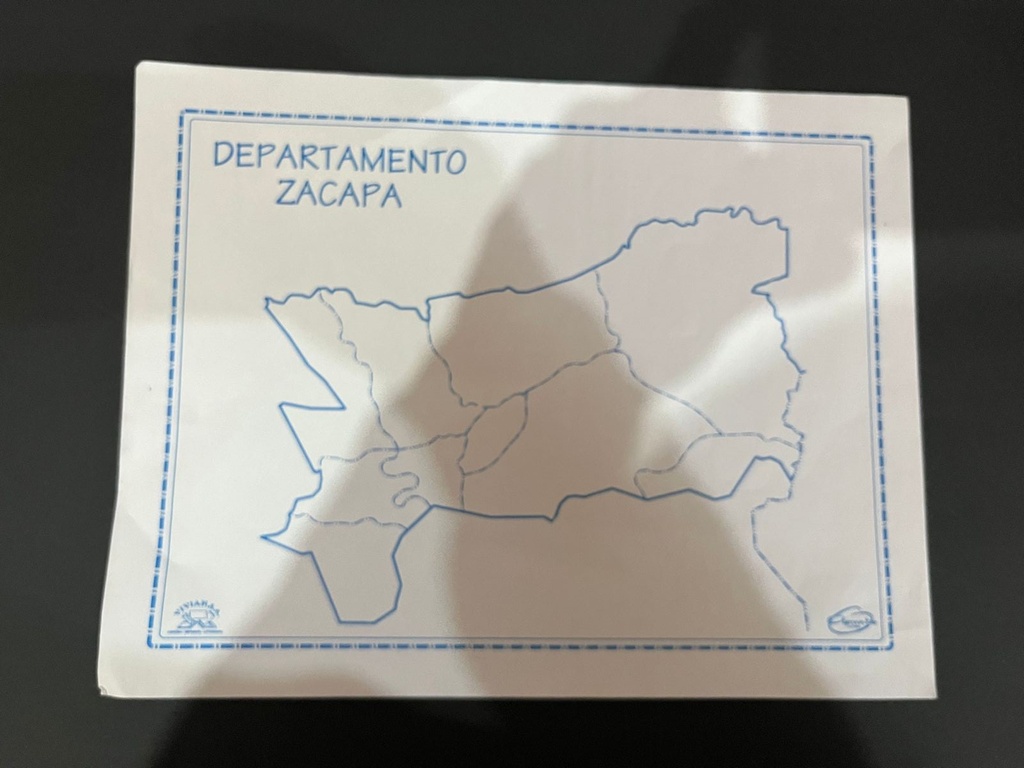 MAPA DE ZACAPA