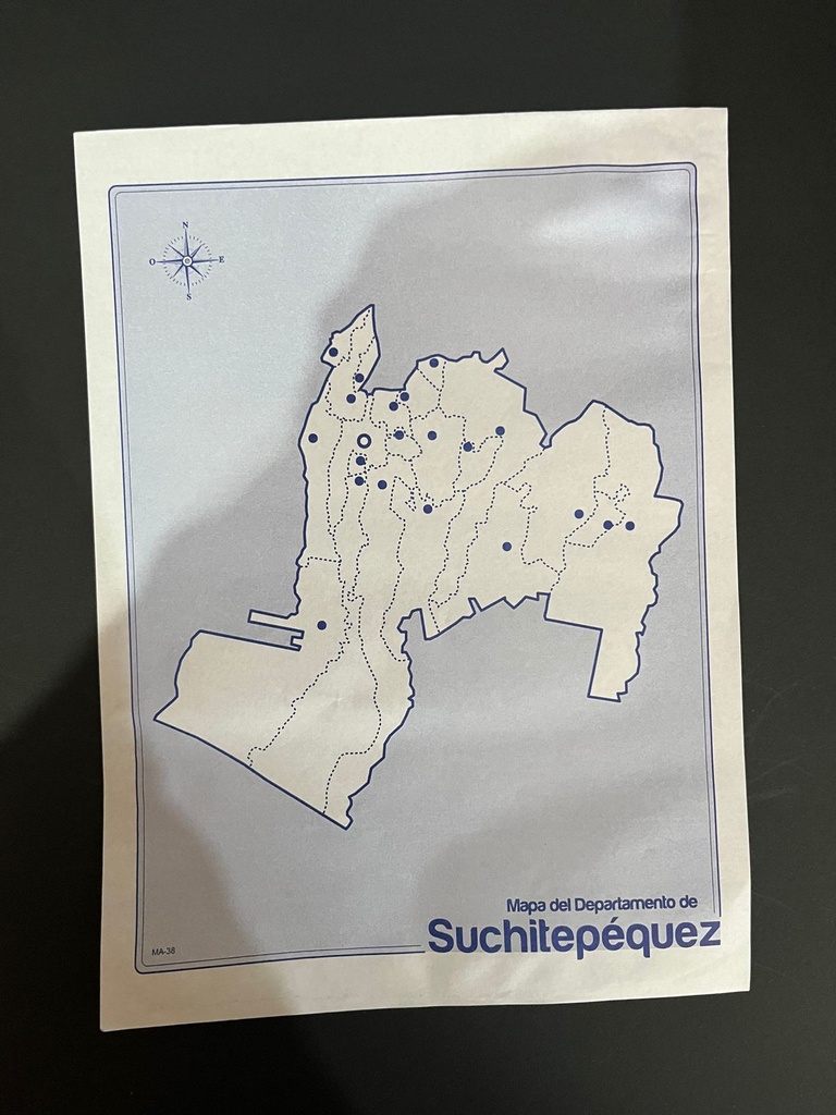 MAPA DE SUCHITEPEQUEZ