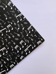 ARIEL COVER NEGRO ESTAMPADO