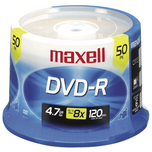 CD DVD-R 4.7GB 50PK