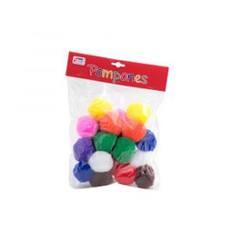 POMPONES FAST 4.5 COLORES SURTIDOS BX20