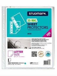 FUNDAS PARA HOJAS STUDMARK TAMAÑO CARTA PX100