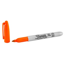 MARCADOR PERM. SHARPIE PUNTA FINA  NARANJA