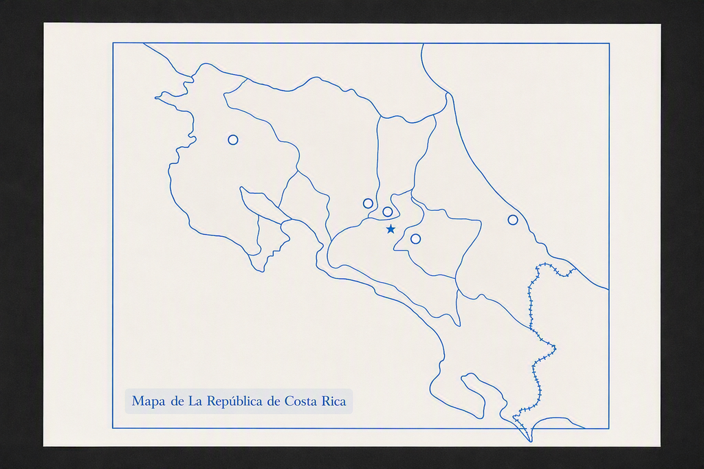 MAPA DE COSTA RICA