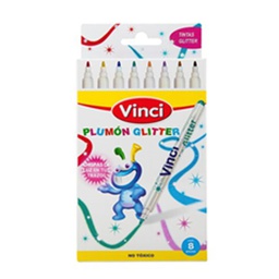 MARCADORES GLITTER VINCI