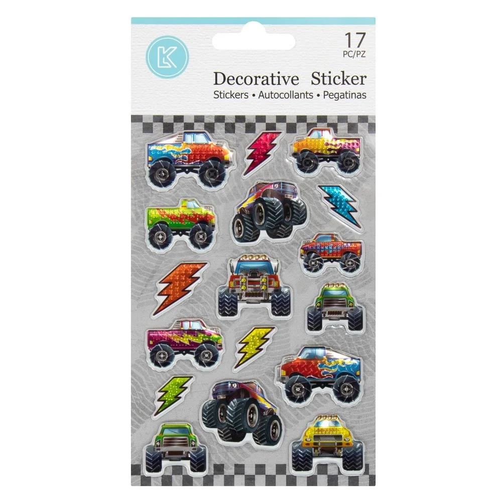 STICKER DECORATIVO CARROS 17PZS