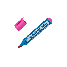 MARCADOR EDDING 180 LAVABLE PUNTA REDONDA  ROSADO
