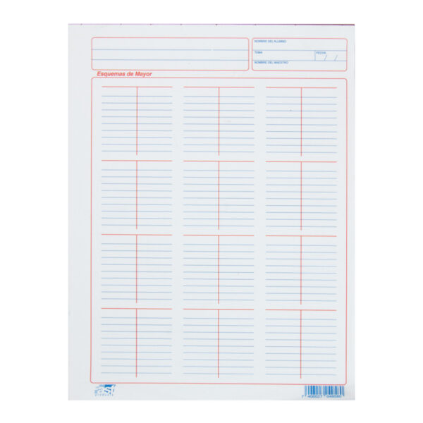 [DIST03158] BLOCK TABULAR IRASA ESQUEMA T MAYOR