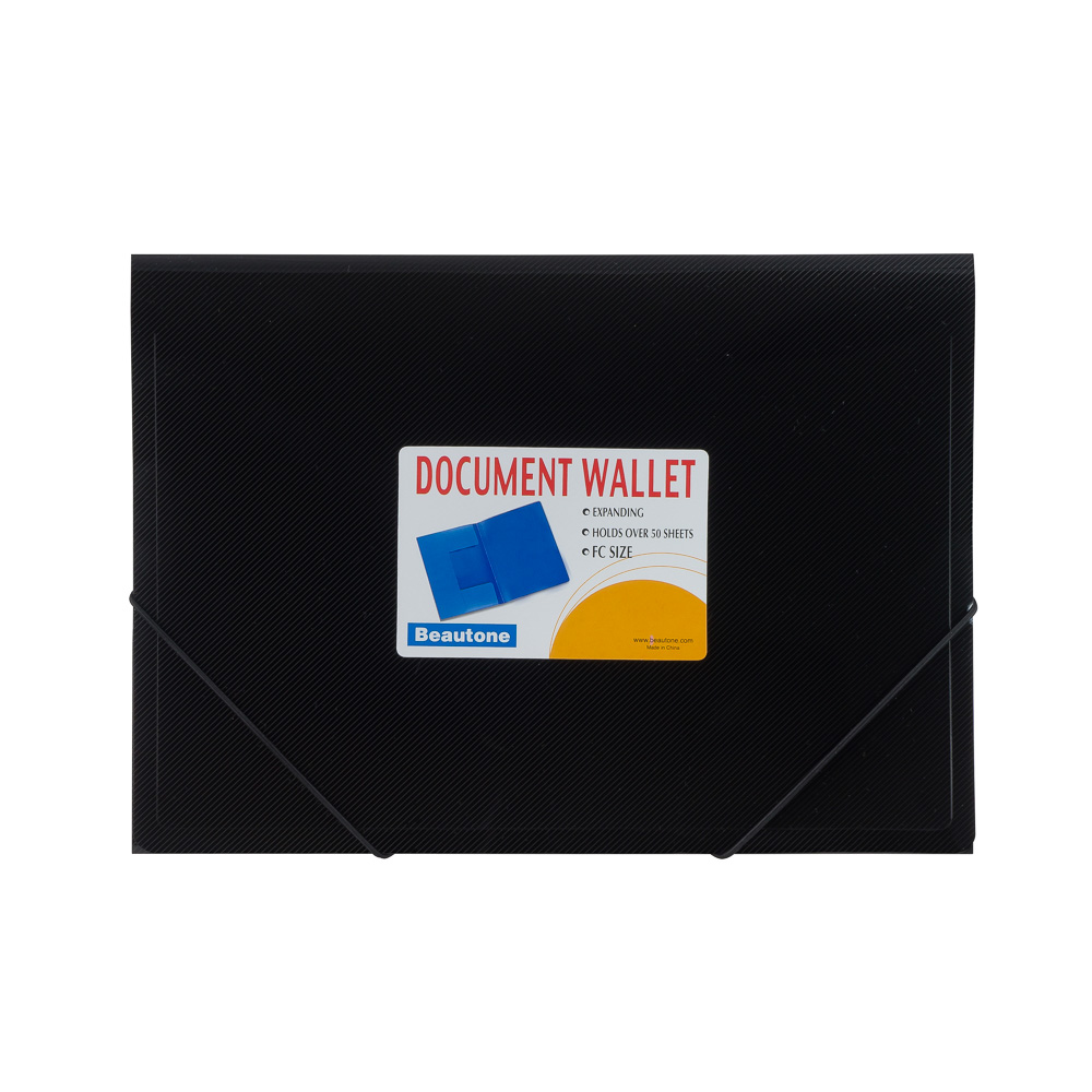 FOLDER BEAUTONE ESPAÑOL OFICIO 48796 METALIC NEGRO