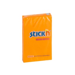 BLOCK STICKN NEON 2X3" NARANJA COD. 21160