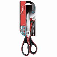 TIJERA MAPED 499210 ADVANCED GEL 21CMS. ROJO/NEGRO
