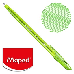 BOLIGRAFO MAPED ICE FUN  VERDE MANZANA CX12