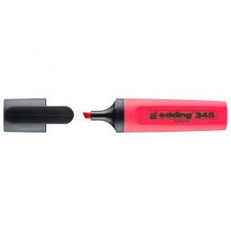 RESALTADOR EDDING 345  ROJO CORAL CX10