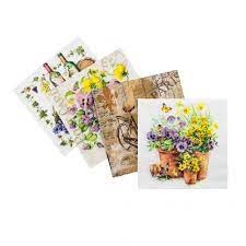[DIST03372] SERVILLETA DECORATIVA SURTIDA PAQX20