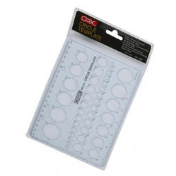 PLANTILLA PLASTICA COX C-67 CIRCULOS