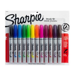 ESTUCHE SHARPIE 1810704 TIPO PINCEL 12 COLORES