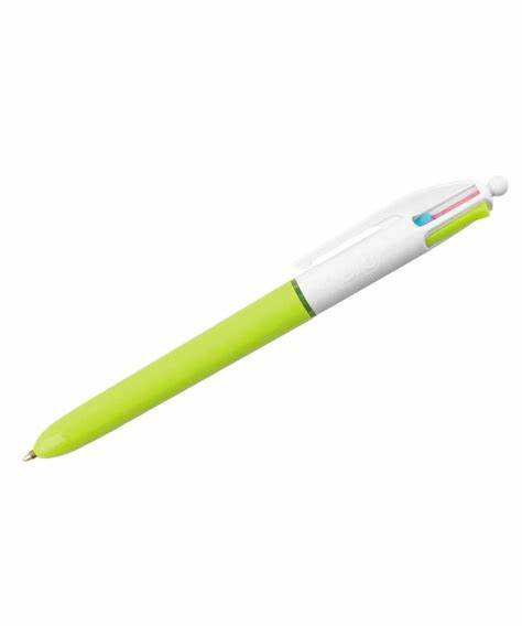 BOLIGRAFO BIC RETRACTIL FASHION 4 COLORES CX12