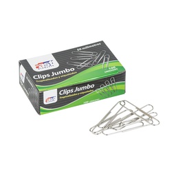 CLIPS FAST NIQUELADO JUMBO (CX100)