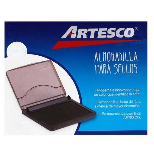 ALMOHADILLA ARTESCO P/SELLO RECARG.  AZUL
