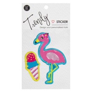STICKER LK 3009 TRENDY FLAMINGO