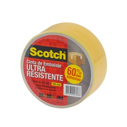CINTA SCOTCH P/EMPAQUE 3M ULTRA RESIST. TRANS. 2X100 MTS