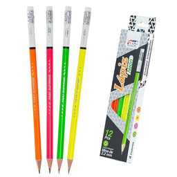 LAPIZ FAST TRIANGULAR COLORES FLUORECENTES