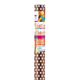 CONTAC ADHESIVO FAST ROLLO C/ PUNTOS CAFE