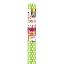 CONTAC ADHESIVO FAST ROLLO C/ PUNTOS VERDE