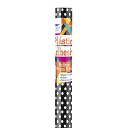 [DIST03641] CONTAC ADHESIVO FAST ROLLO C/ PUNTOS NEGRO