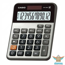 CALCULADORA CASIO DE ESCRITORIO MX-120B-W-DC 12DIG