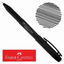 BOLIGRAFO FABER CASTELL BORRABLE 0.7MM NEGRO CX12