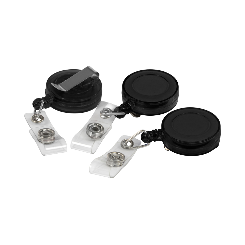 PORTA GAFETE MAE TIPO YOYO PX10 NEGRO