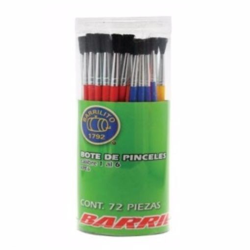 [DIST03871] PINCELES BRETTON CALIBRE 1 AL 6 BOTEx72