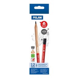 [DIST03882] LAPIZ MILAN JUMBO TRIANG. C/BORRADOR