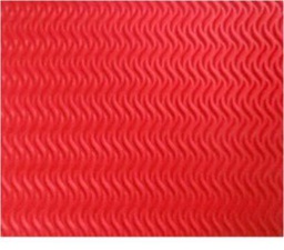 [DIST04143] FOAMY HOJA TEXT. ONDAS ROJO (PX10)