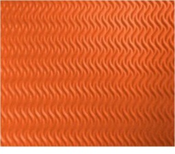 [DIST04153] FOAMY HOJA TEXT. ONDAS NARANJA (PX10)