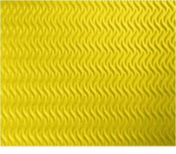 [DIST04155] FOAMY HOJA TEXT. ONDAS AMARILLO (PX10)