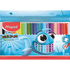MARCADOR MAPED 845722/845703 OCEAN P/MEDIO 24 COL.