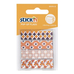 BANDERITAS STICKN POP UP DISEÑOS NARANJA COD. 26080